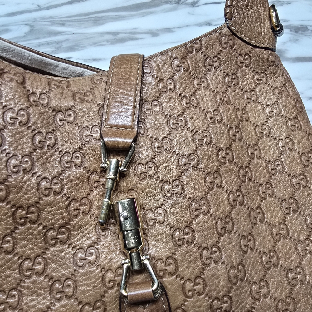 Gucci Tan Leather Hobo Bag - Picture 11 of 11